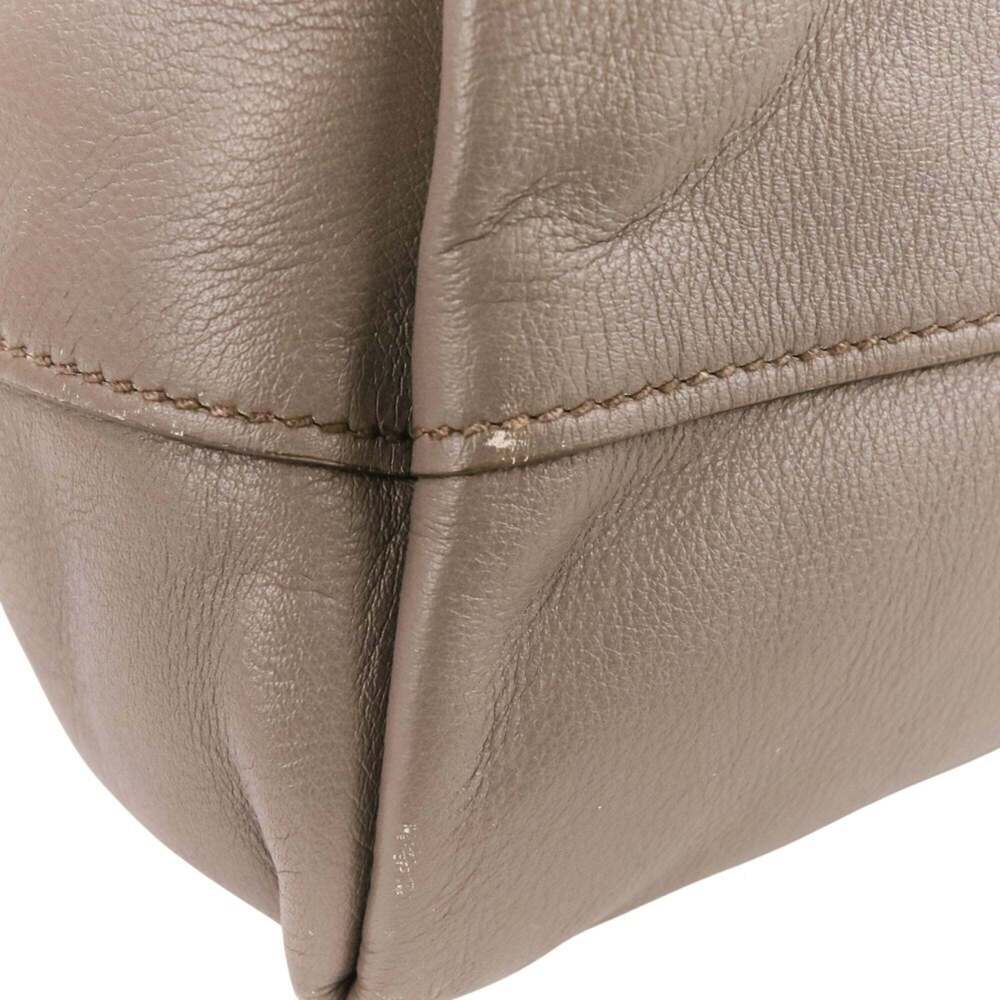 PRADA Gray Leather Shoulder Bag - Picture 14 of 15